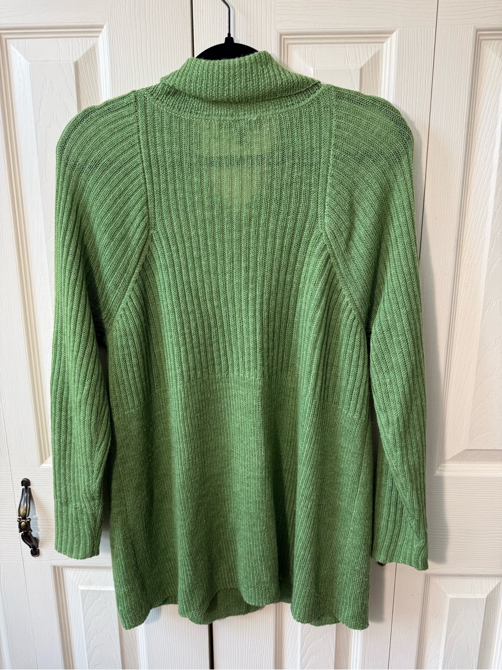 Eileen Fisher 100% Merino Wool Ribbed Button Front Cardigan Women’s Size XL - Picture 7 of 10